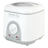 1 Litre Compact Deep Fryer in White