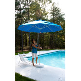 7.5' Square Fiberglass Market Umbrella