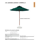 7.5' Beach Umbrella