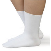 Smartknit Seamless Diabetic Wide Crew Socks