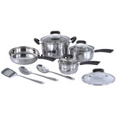 Stainless Steel 11-Piece Cookware Set