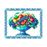 Fruit Vase Kitchen Tile Mural
