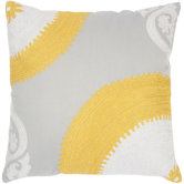 T-3236B 18" Decorative Pillow in Grey
