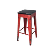 Sturdy Distressed Barstool