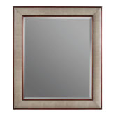 Continuum Mirror with Upholstered Frame