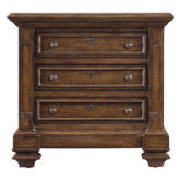 European Farmhouse Brittany 3 Drawer Nightstand