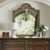 European Farmhouse Vertical Mirror in Distressed Temps