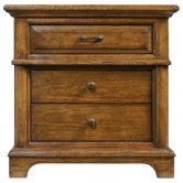 The Classic Portfolio Bungalow 3 Drawer Nightstand