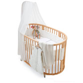 Sleepi Crib Bedding Collection in Classic White