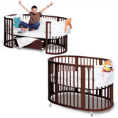 Sleepi System II: Crib and Junior Bed Set in Walnut