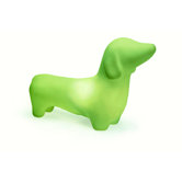 Dachshund Dog Pet Lamp in Mist Green