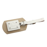 Piper Leather Luggage Tag in Dundee Tan