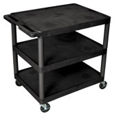 33.5" 3 Shelf Heavy Duty Cart