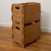Sustainable Bamboo Letter File Cart
