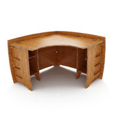 Sustainable Bamboo Corner Desk