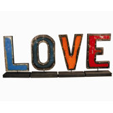 Moonshine "LOVE" Letters on a Stand Figurine
