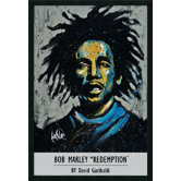 Garibaldi - Bob Marley by David Garibaldi, Framed Print Art - 37.66" x 25.66"