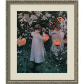 Carnation, Lily, Lily, Rose, c. 1886 Framed Print Wall Art