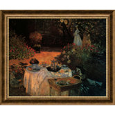 Luncheon in the Garden Framed Print Wall Art