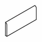 Allora 3" x 18" Light Polished Bullnose in Argento
