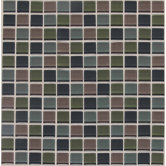 Legacy Glass 1" x 1" Mosaic Tile in Smokey Blend