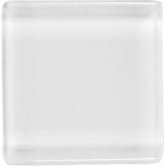 Legacy Glass 1" x 1" Solid Mosaic Tile in Pearl