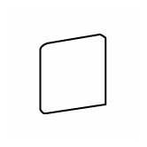 Pozzalo 6" x 6" Bullnose Corner in Coastal Beige