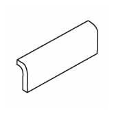 Pozzalo 2" x 6" Radius Bullnose in Sail White