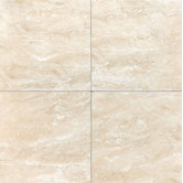 Torre Venato 13" x 13" Glazed Porcelain Field Tile in Crema