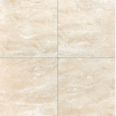 Torre Venato 20" x 20" Glazed Porcelain Field Tile in Crema