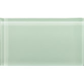 Lucente 3" x 6" Glossy Field Tile in Cascade