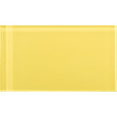 Lucente 3" x 6" Glass Tile in Sunflower