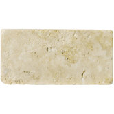 3" x 6" Tumbled Travertine in Ancient Beige