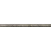 1" x 12" Tumbled Travertine Mini Cigaro in Silver
