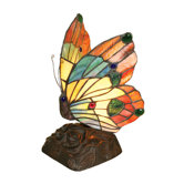 Tiffany Style Butterfly Accent Table Lamp