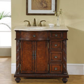 36" Butler Single Bathroom Vanity