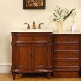 Sophia 51" Single Sink Bathroom Vanity Cabinet