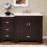 Ilene 54" Single Sink Bathroom Vanity Cabinet