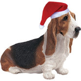 Basset Hound Christmas Ornament
