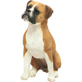 Original Size Boxer Sculpture in Fawn