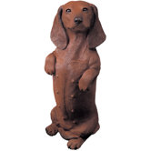 Original Size Dachshund Sculpture in Red