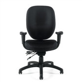 Mid-Back Multifunction Office Chair with Arms