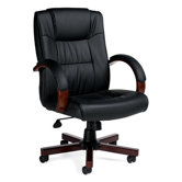 Luxhide High-Back Leather Executive Chair