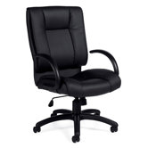 Luxhide High-Back Leather Office Chair