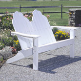 Classic Adirondack Garden Bench