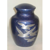 Soaring Home Youth Urn in Blue