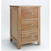 Sherwood Oak Three Drawer Filing Cabinet