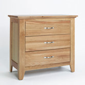 Sherwood Oak 3 Drawer Chest