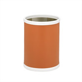 Bartender's Choice Fun Colors 10" Round Waste Basket in Spicy Orange