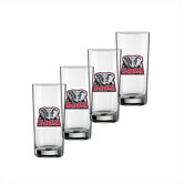 Collegiate 16 Oz Alabama Glass (Set of 4)
